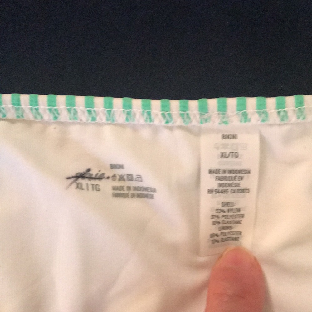 AERIE STRIPED BIKINI BOTTOM - XL - Picture 5 of 6